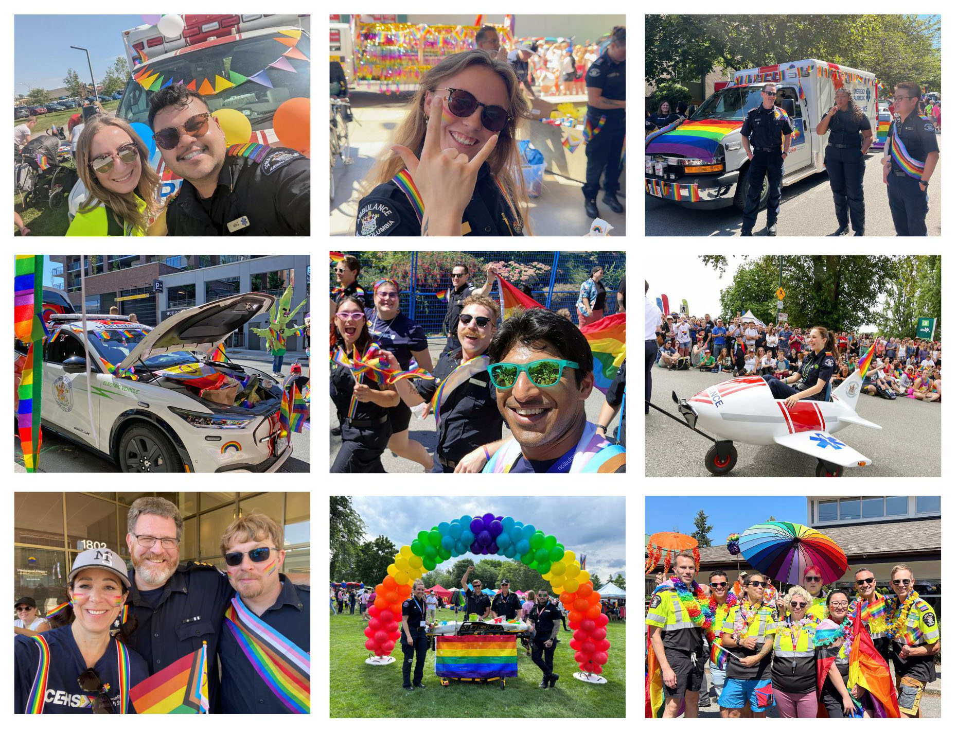 BCEHS Pride events 2016-2024