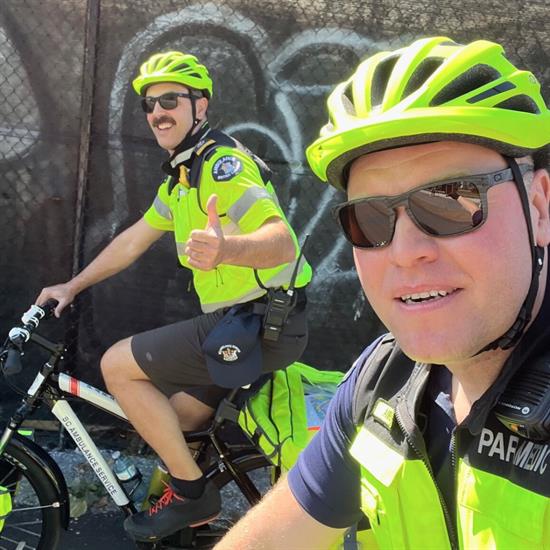 two Bike Paramedics