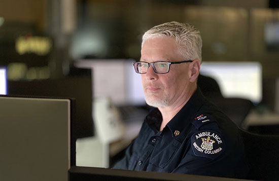 Interfacility Emergency Medical Dispatcher Dave Stevens