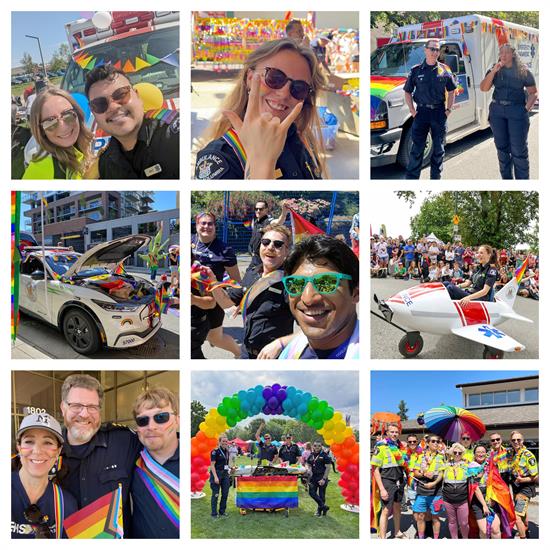 BCEHS Pride events 2016-2024