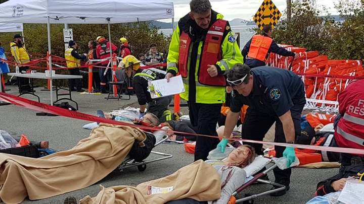 Salish Sea mock marine disaster exercise