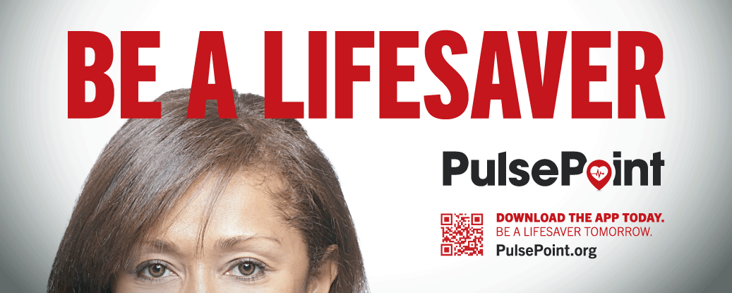 Be a lifesaver - download the app today at Pulsepoint.org