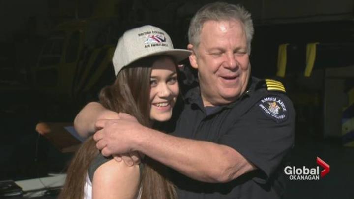 Paramedic reunites with patient - image from Global BC