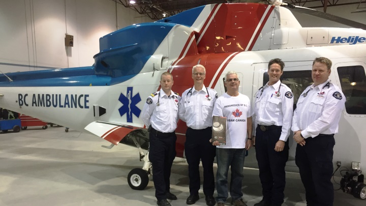 L-R: Alex Mattes, Ron VanHouten, Clarke McGuire, Will Riordon, Gene Benoit