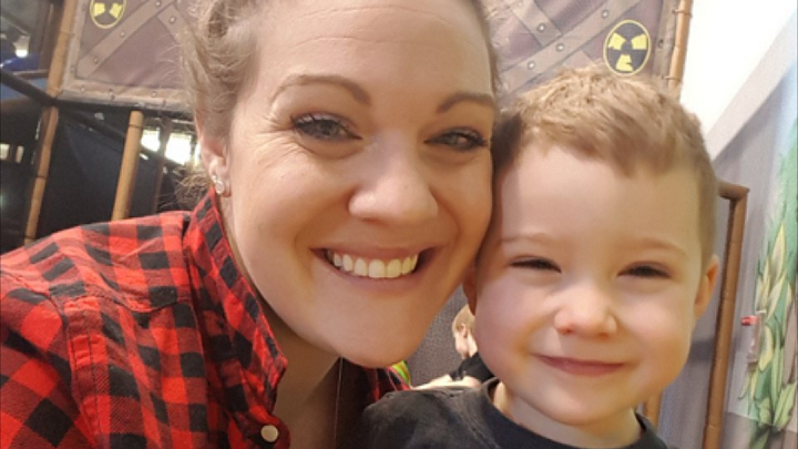 Mother and son