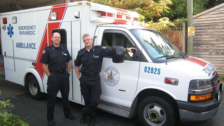 Paramedics Randy Block and Dave Marklund