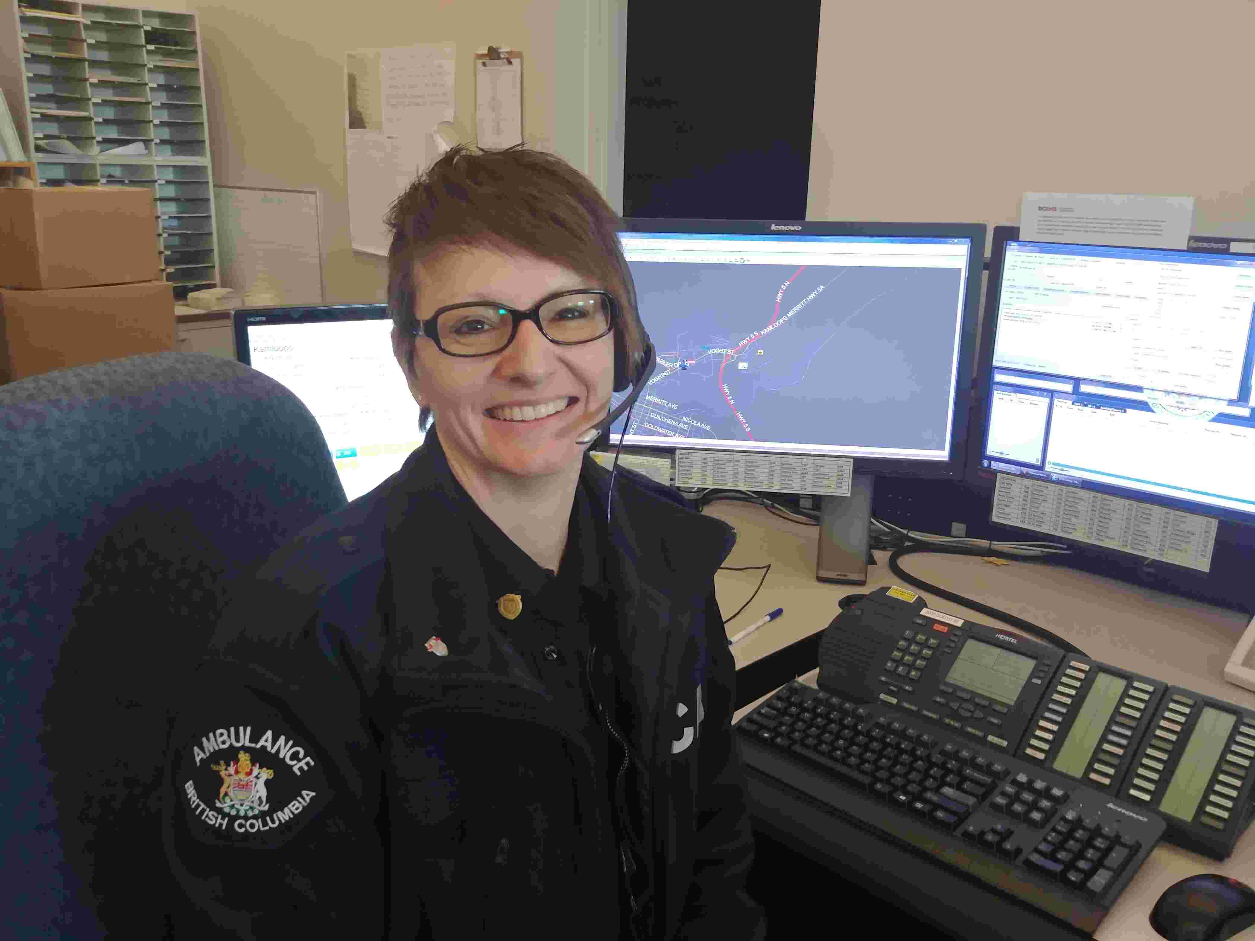 Photo of Danielle McLellan smiling in uniform