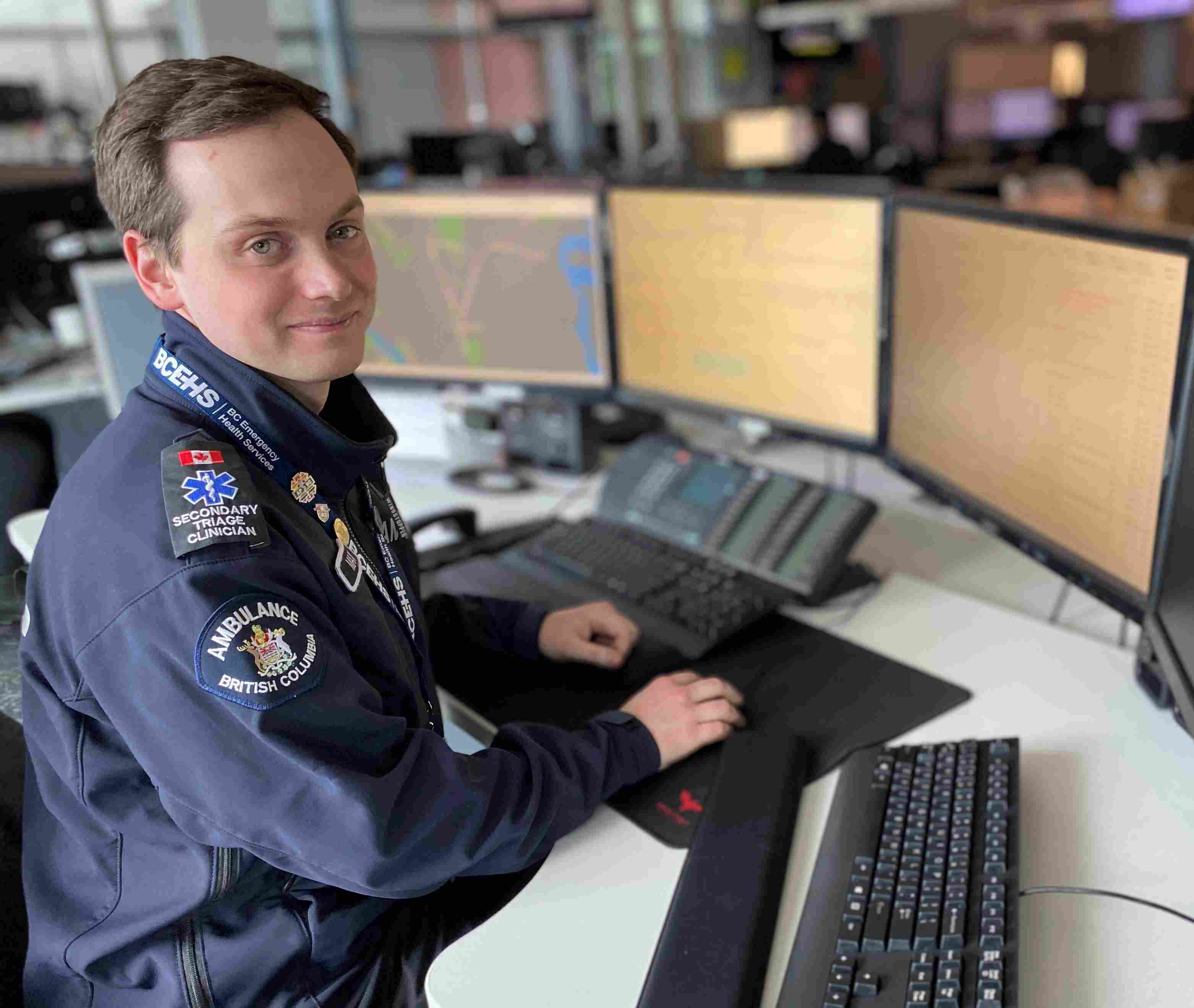 Photo of Max Bibby smiling in uniform