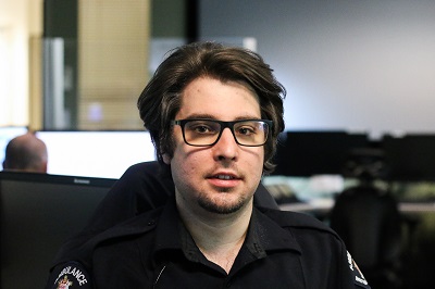 Portrait of a man in BC Ambulance Service uniform