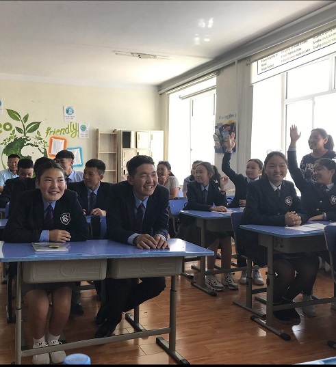 Mongolian schoolchildren